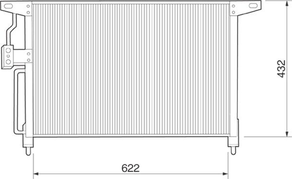 MAGNETI MARELLI Kondensaator,kliimaseade 350203219000